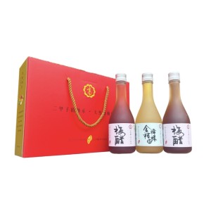 二甲子紀念版 300cc*3禮盒(金桔檸檬醋缺貨,都梅子醋)